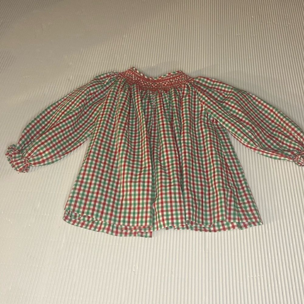 Orient Express Smocked Special Occasion Christmas Holiday Top Size 4